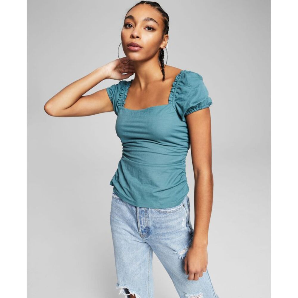 And Now This Now This Puff Sleeve Top